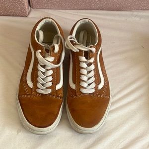 Scotchgard Brown Suede Vans